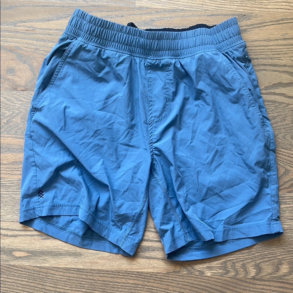 RHONE Blue Athletic Men Shorts